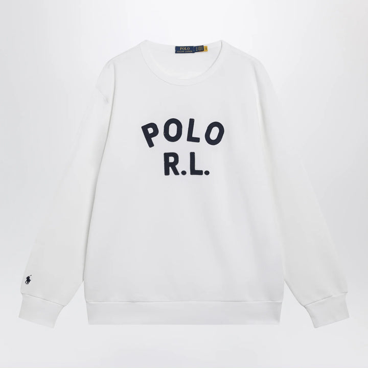 Polo Ralph Lauren - White sweatshirt with logo embroidery Brand Shirts &amp; Tops S
