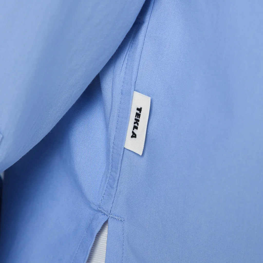 Tekla - Cornflower blue pyjama shirt Brand Shirts &amp; Tops