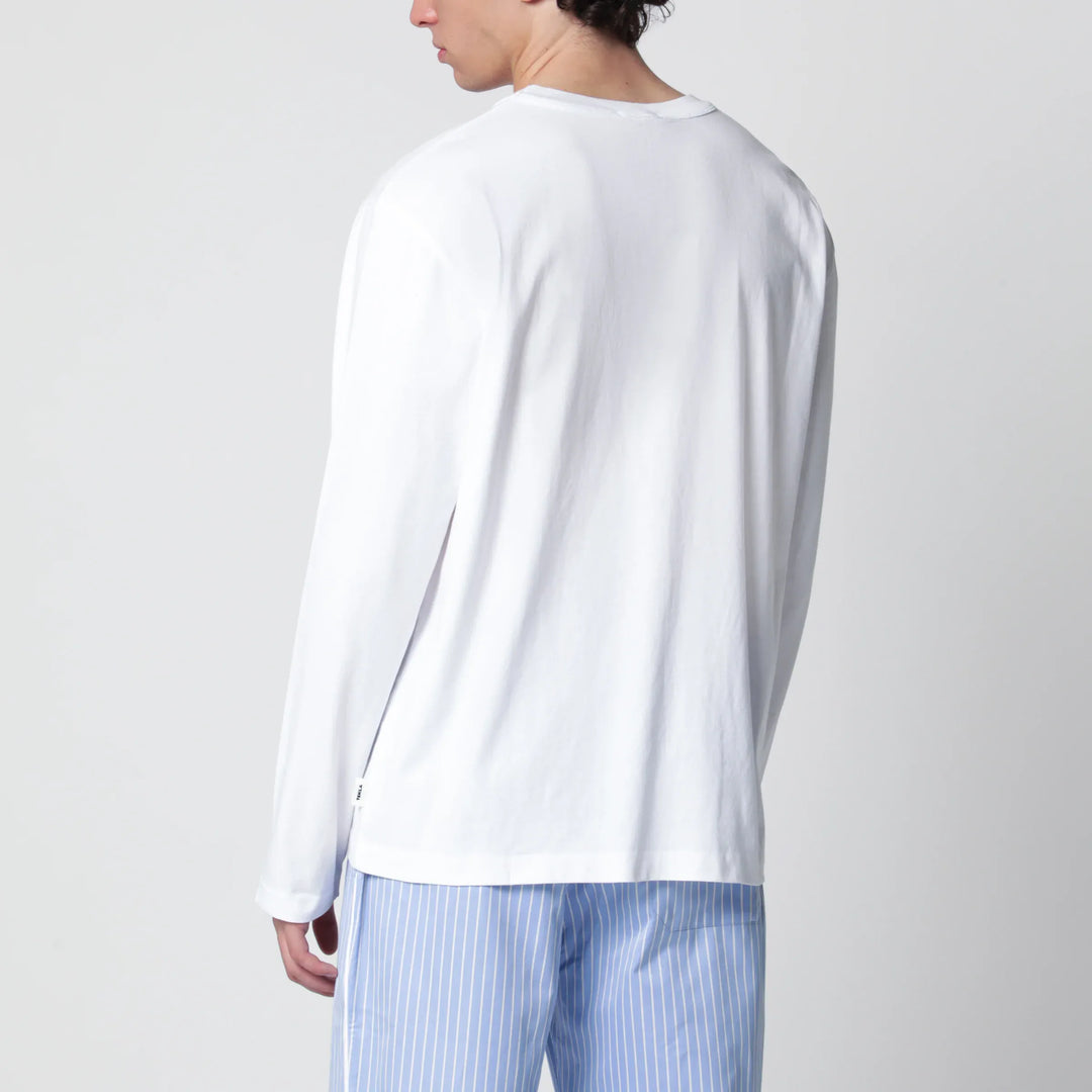 Tekla - White long-sleeve T-shirt Brand Shirts &amp; Tops