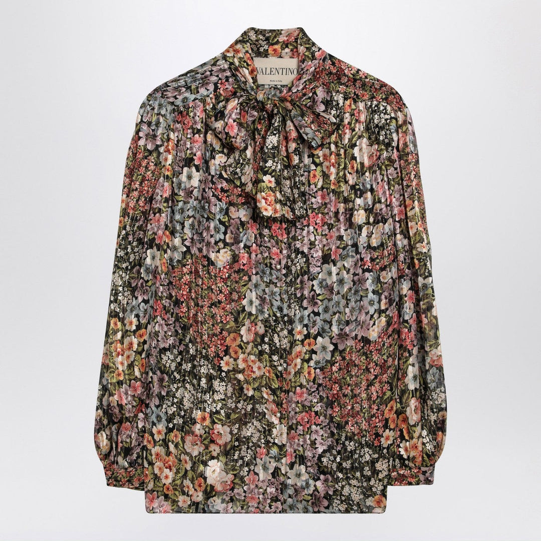 Shirts &amp; Tops 42  IT Valentino - Silk blouse with floral print Brand
