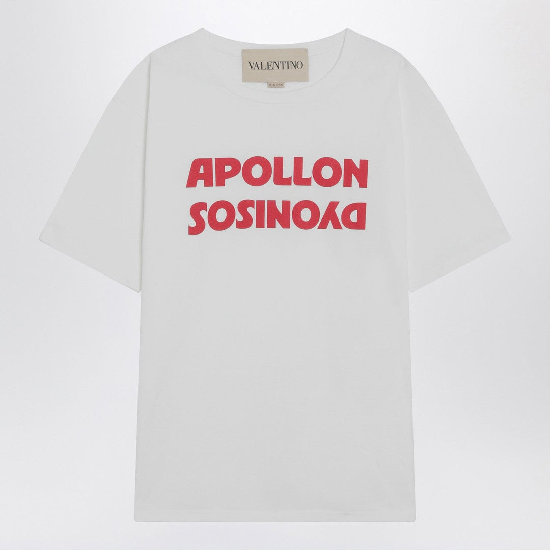Shirts &amp; Tops Valentino - White T-shirt with Apollon/Dionysos print Brand