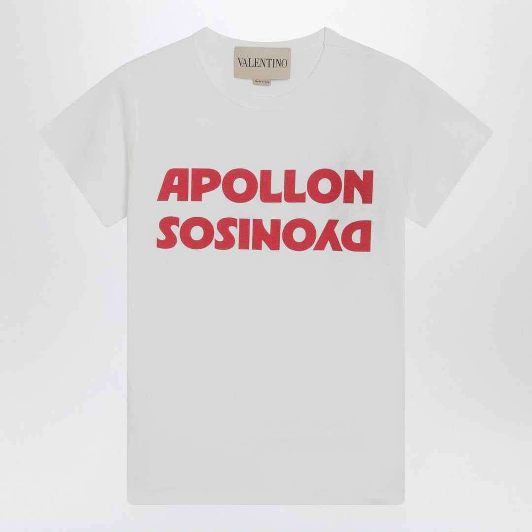 Shirts &amp; Tops Valentino - White T-shirt with Apollon/Dionysus print Brand