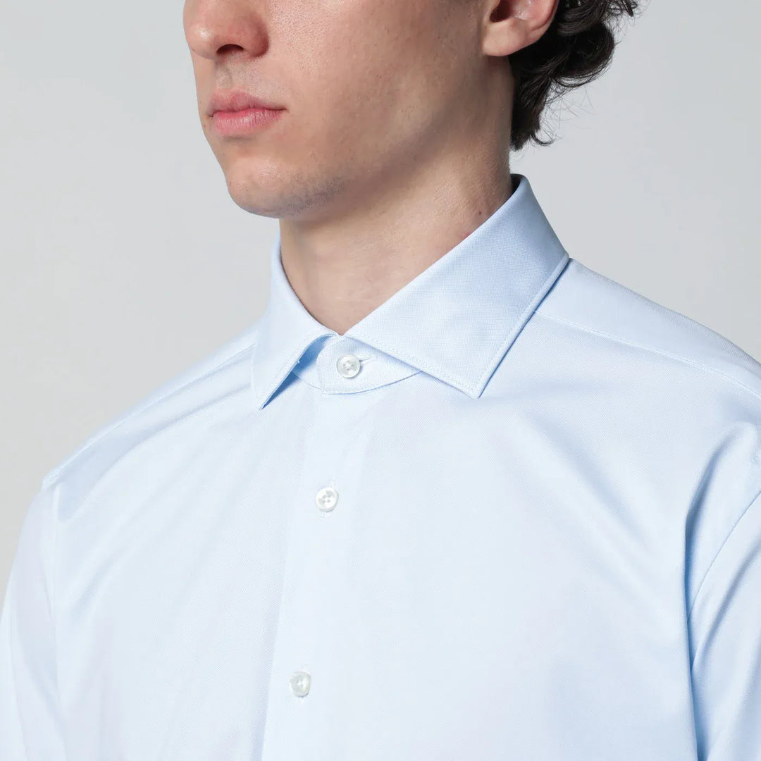 XACUS - Active Tailor Fit shirt light blue Brand Shirts &amp; Tops
