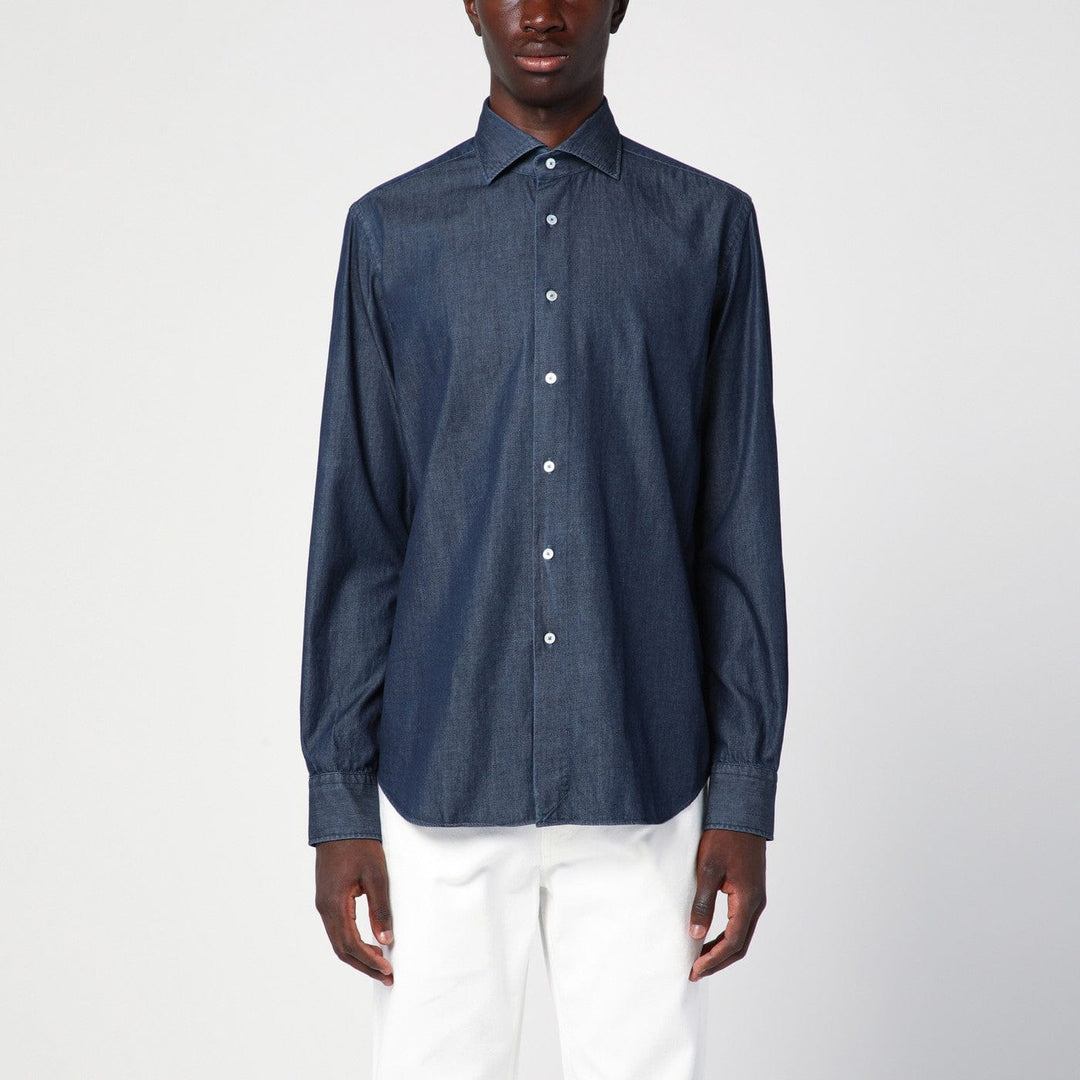 Shirts &amp; Tops 43 XACUS - Blue denim Casual shirt Brand