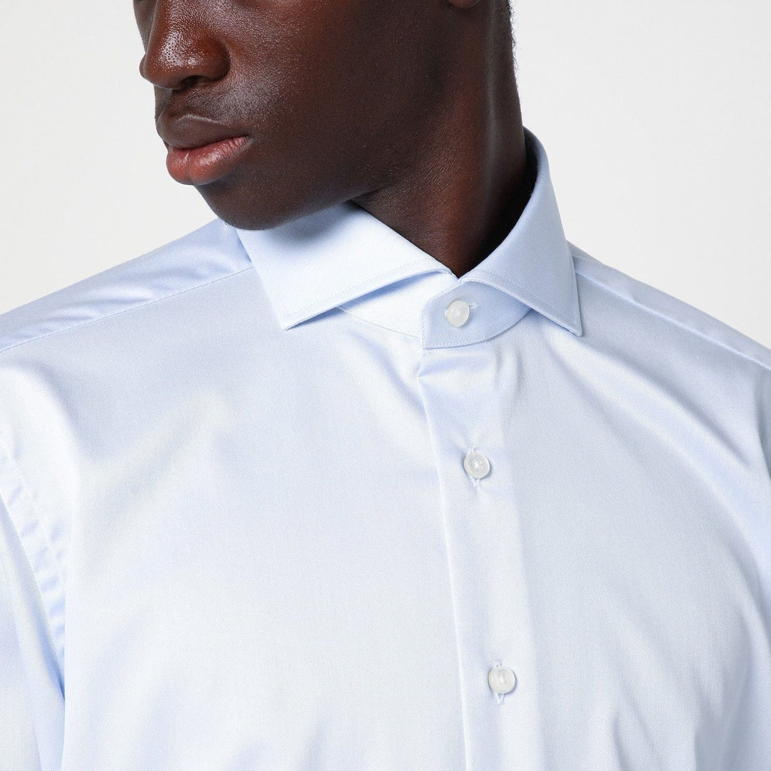 XACUS - Light blue cotton Travel shirt Brand Shirts &amp; Tops 45