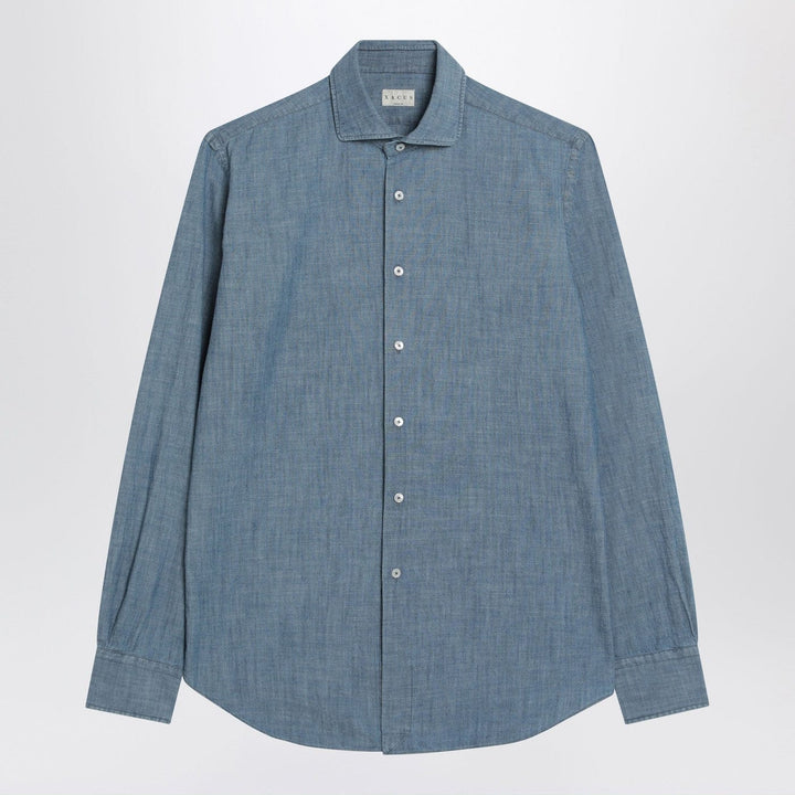 Shirts &amp; Tops 41 XACUS - Light denim Tailor Fit shirt Brand