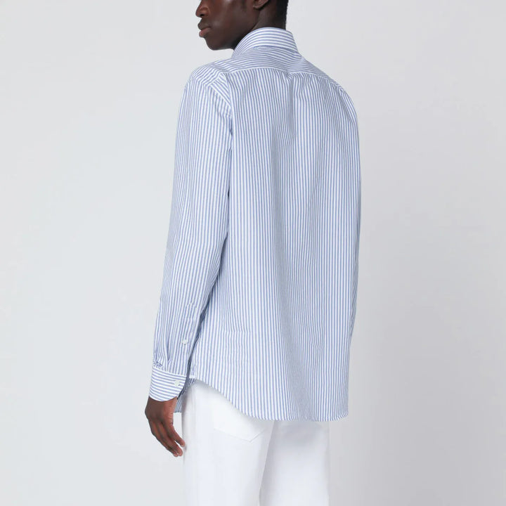 XACUS - White Tailor Fit striped Travel shirt Brand Shirts &amp; Tops