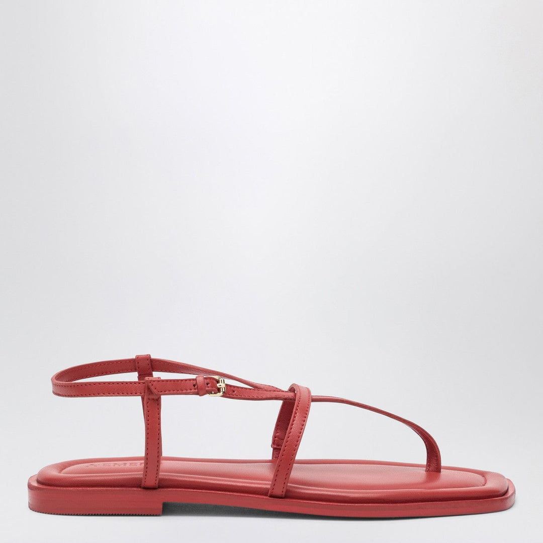 Shoes 36 IT A.EMERY - The Remly Sandals cherry-coloured in leather Brand