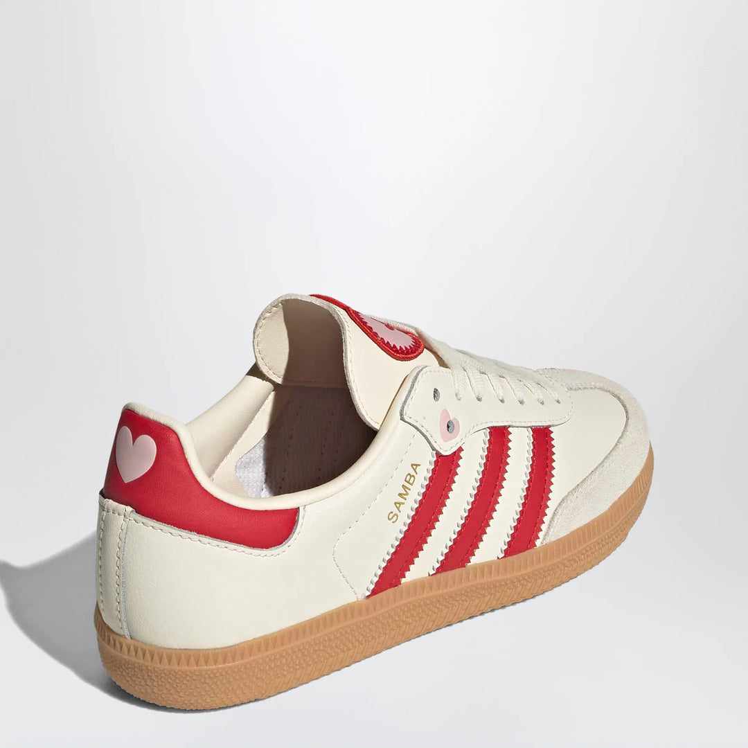 adidas Originals - Sneakers Samba Cream White/Better Scarlet/Gum Brand Shoes 3UK UN