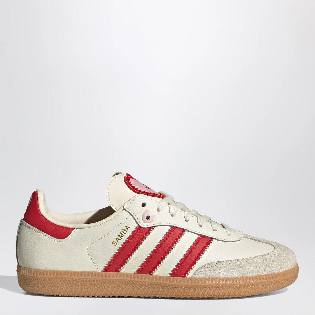 adidas Originals - Sneakers Samba Cream White/Better Scarlet/Gum Brand Shoes 3UK UN