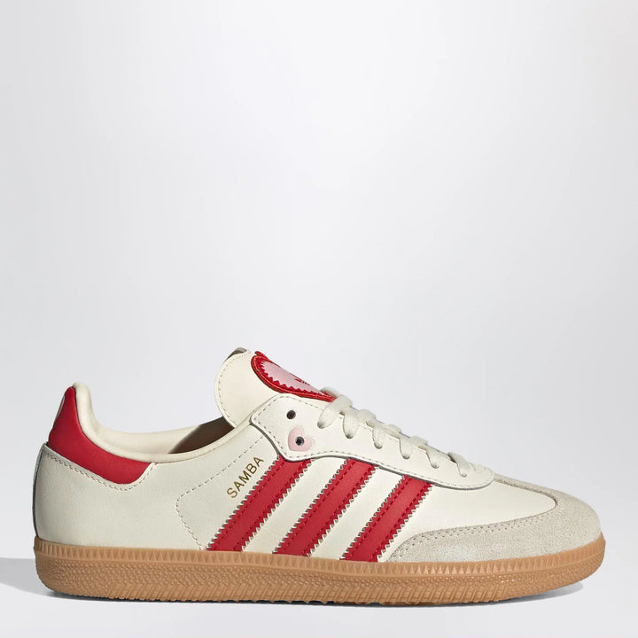 adidas Originals - Sneakers Samba Cream White/Better Scarlet/Gum Brand Shoes 3UK UN