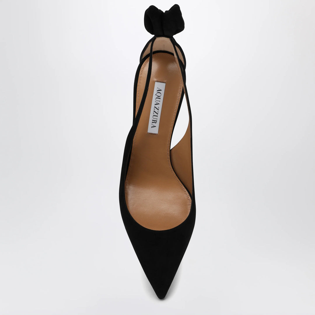 Aquazzura - Black suede Deneuve pumps Brand Shoes