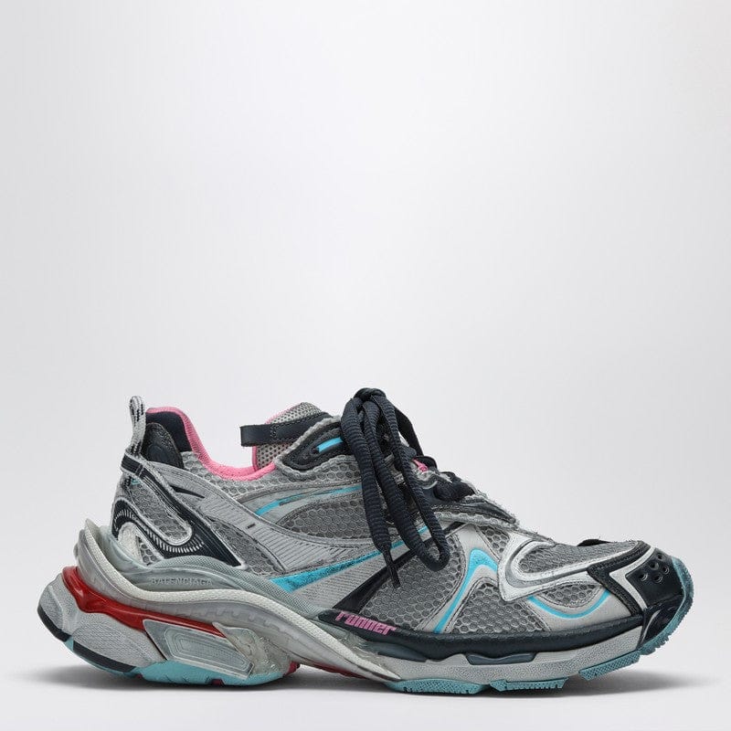 Shoes Balenciaga - Runner 2.0 grey/blue/pink sneaker - 39 IT Brand