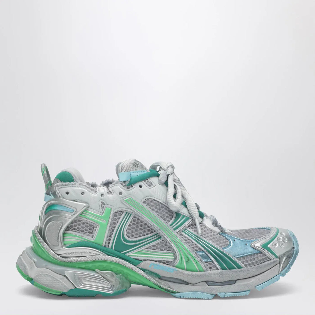 Balenciaga - Runner Sneakers in grey, green and blue Brand Shoes 36 IT