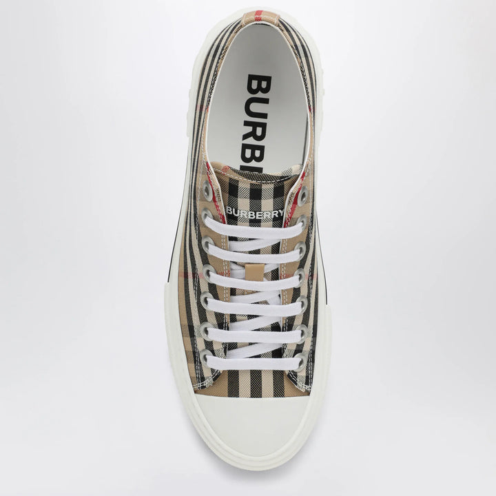Burberry - Vintage Check Beige Sneakers Brand Shoes