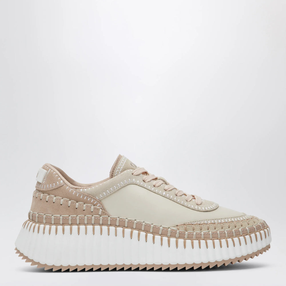 Chloé - Nama Sneakers in Blushy Grey Brand Shoes 37 IT