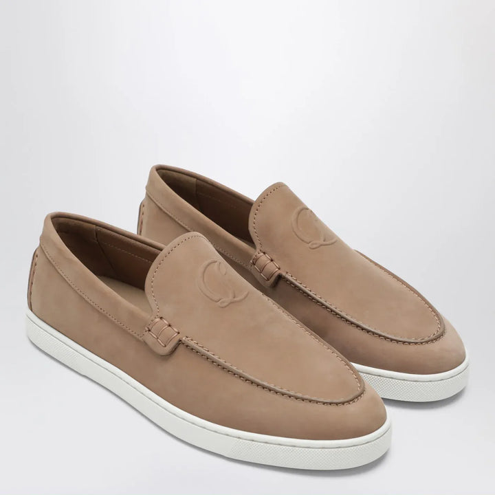 Christian Louboutin - Moonboat loafers in nubuck leather Lionne Brand Shoes