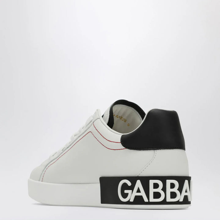 Dolce&amp;Gabbana - Portofino white/black leather Sneakers Brand Shoes
