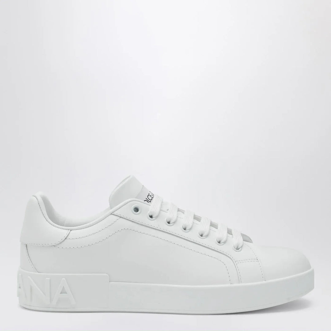 Dolce&amp;Gabbana - White Portofino Sneakers in leather Brand Shoes 36 IT