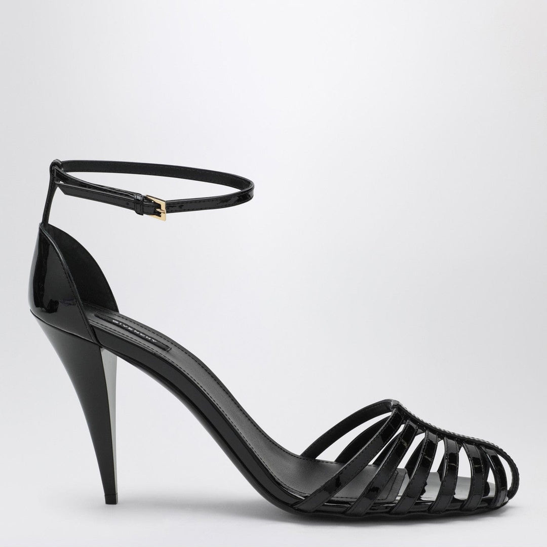 Shoes Givenchy - Patent Leather Cage Heeled Sandals Brand