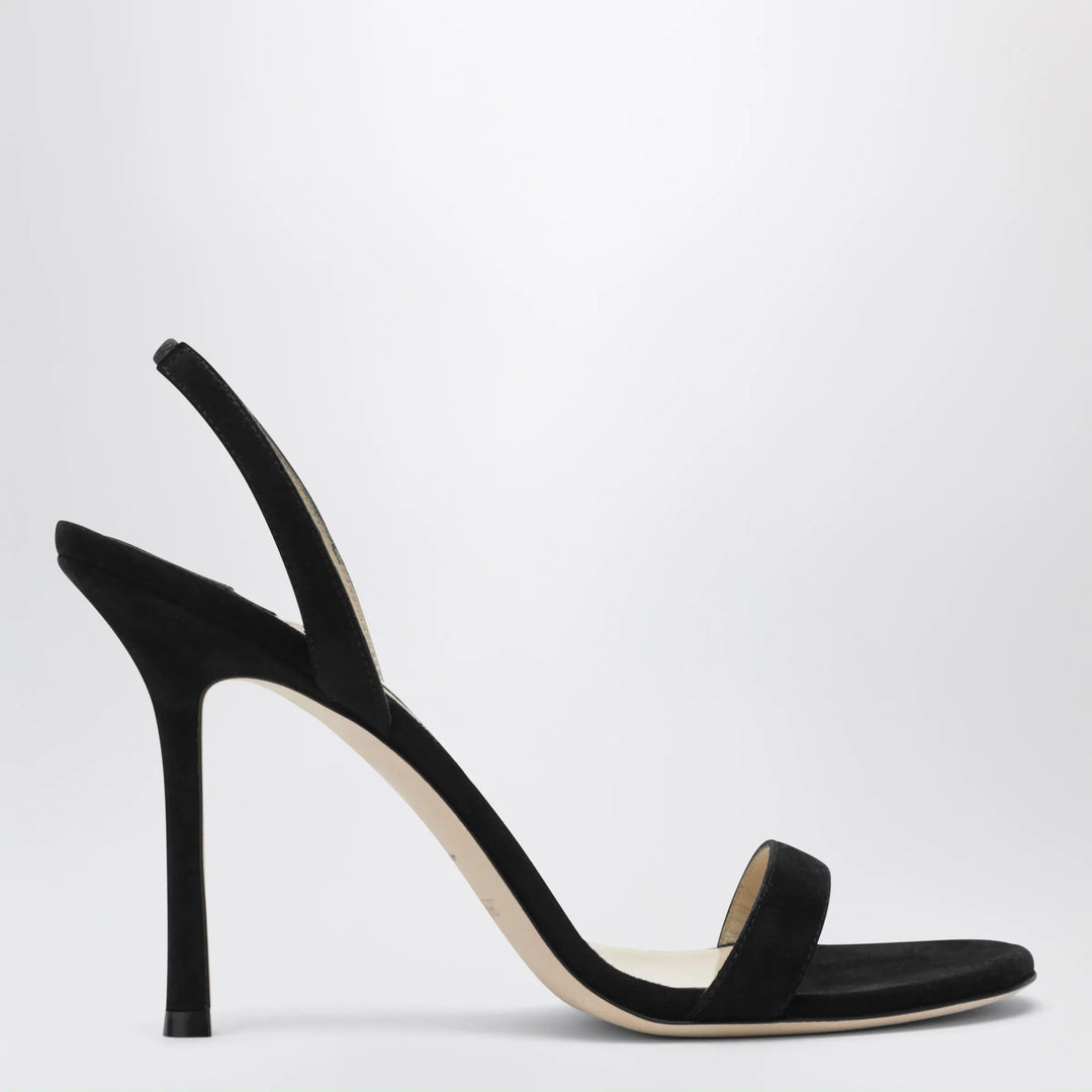 Jimmy Choo - Jenn 100 black suede sandals Brand Shoes 36 IT
