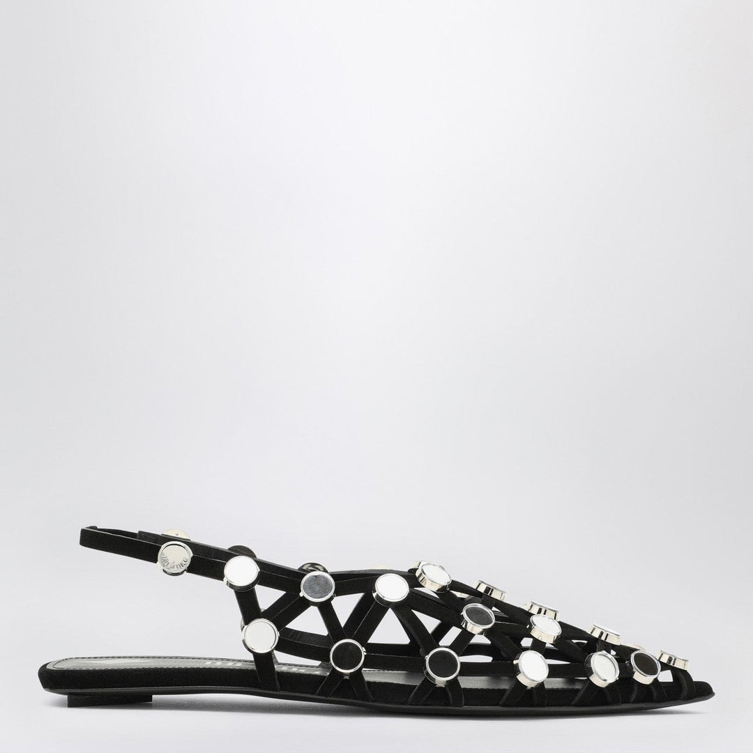 Shoes 38 IT The Attico - Black Grid ballerina Brand