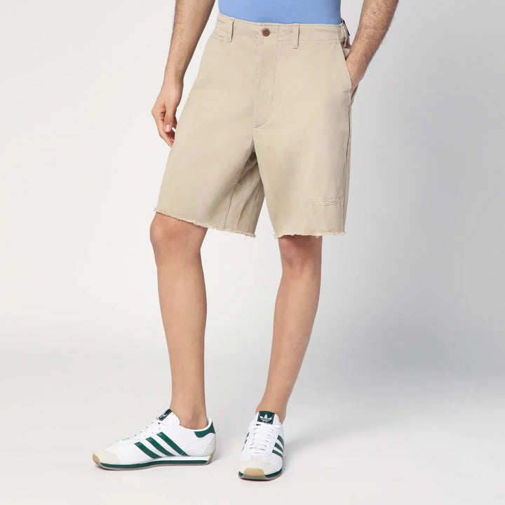 Polo Ralph Lauren - Beige cotton Big-Fit Shorts Brand Shorts