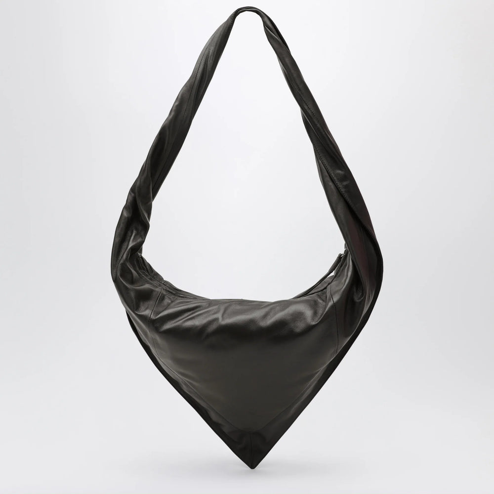 LEMAIRE - Small Black Extended Scarf Bag Brand Shoulder Bag U