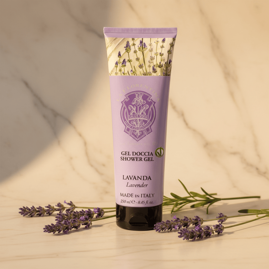 La Florentina Lavender Shower Gel Tube 250ml Set of 3Pcs Brand Shower Gels