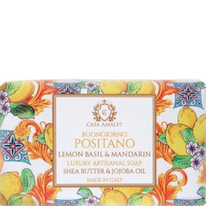 Casa Amalfi Single Body Soap Casa Amalfi Buongiorno Positano Body Soap - Lemon Basil & Mandarin 150g Buongiorno Positano Body Soap  Brand