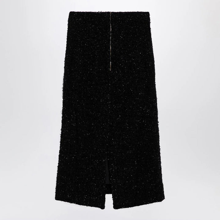 Balenciaga - Black tweed midi skirt Brand Skirts
