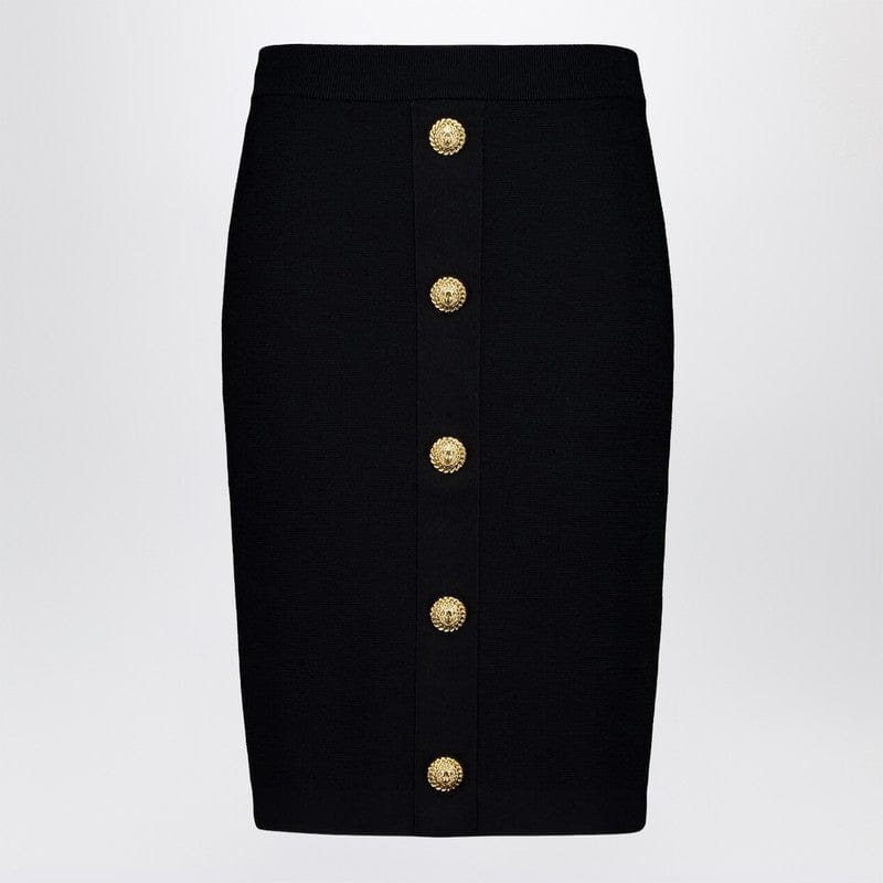 Skirts Balmain - Black tweed pencil skirt - 44 FR Brand