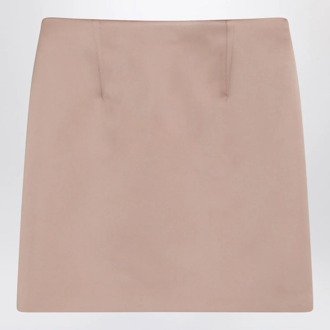 Chloé - Short pink satin pencil skirt Brand Skirts