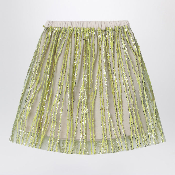 Skirts 8 Douuod - Tulle skirt with lime embroidery Brand