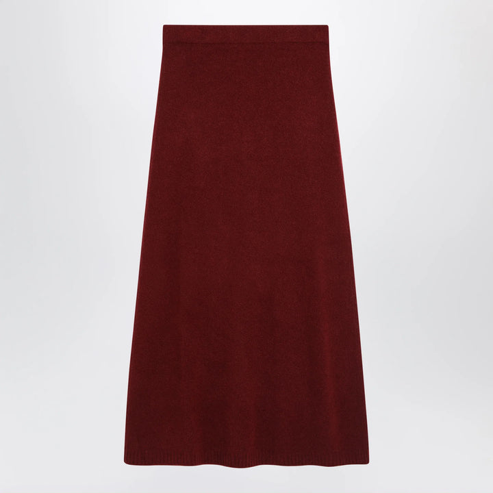 Max Mara - Raspberry skirt in stretch cashmere knit Brand Skirts XS