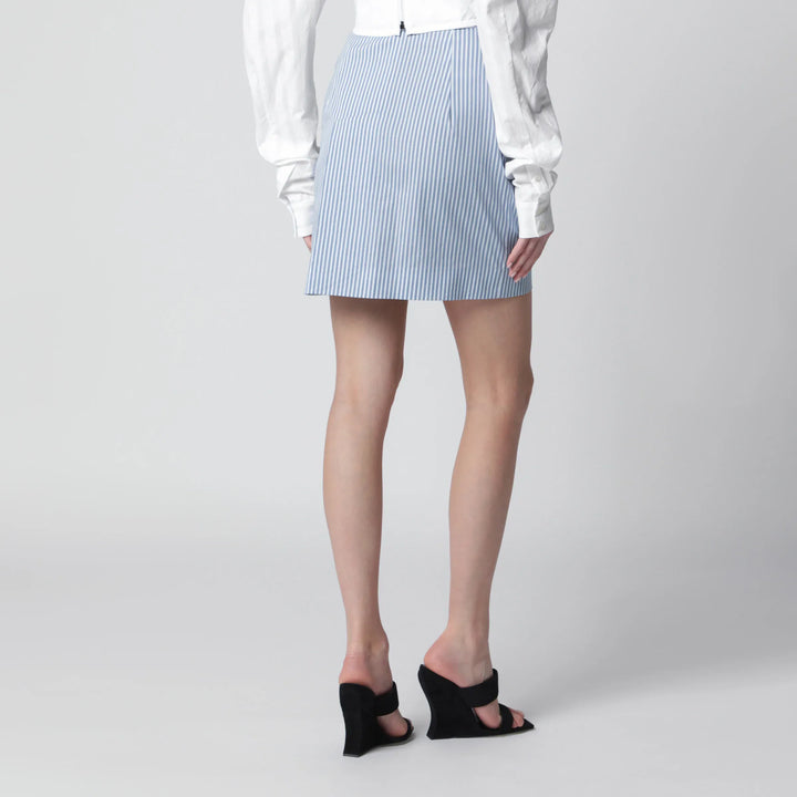Vivienne Westwood - Light blue striped mini skirt Brand Skirts