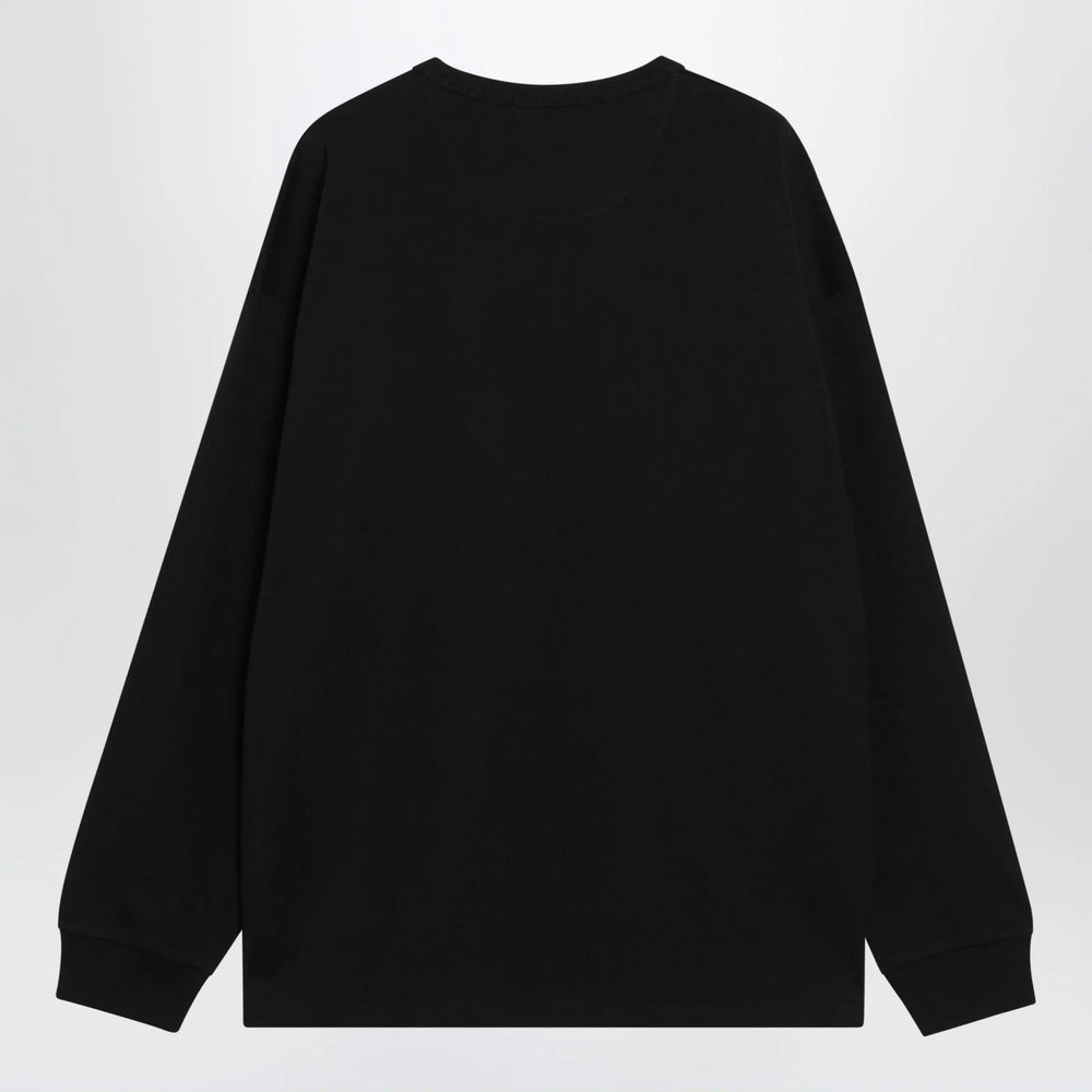 Polo Ralph Lauren - Black cotton Relaxed-Fit crewneck sweatshirt Brand Sweatshirt