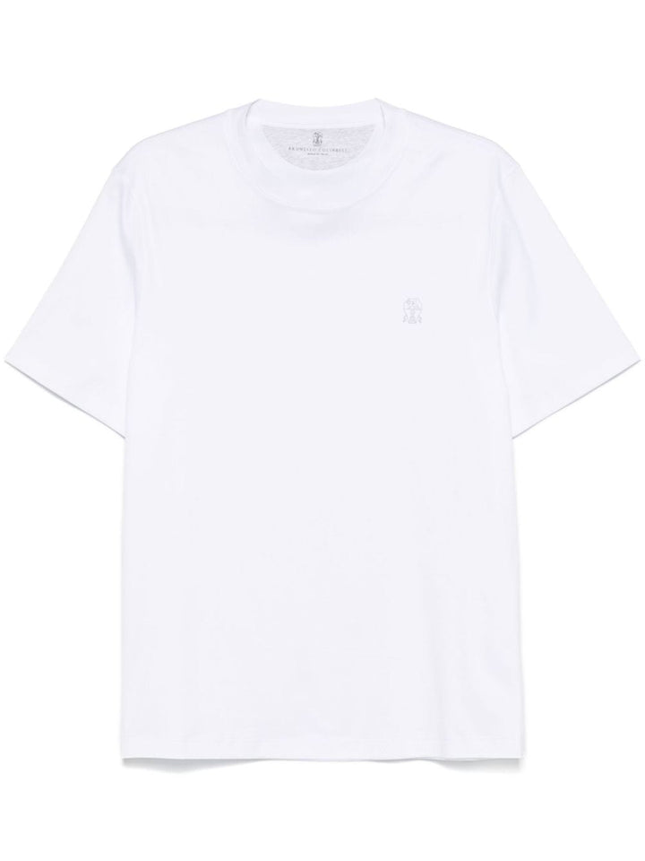 Brunello Cucinelli Topwear Brunello Cucinelli T-shirts and Polos White Brunello Cucinelli T-shirts and Polos White Brand