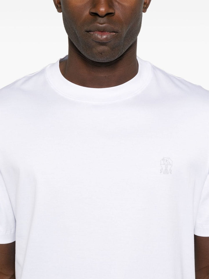 Brunello Cucinelli Topwear Brunello Cucinelli T-shirts and Polos White Brunello Cucinelli T-shirts and Polos White Brand