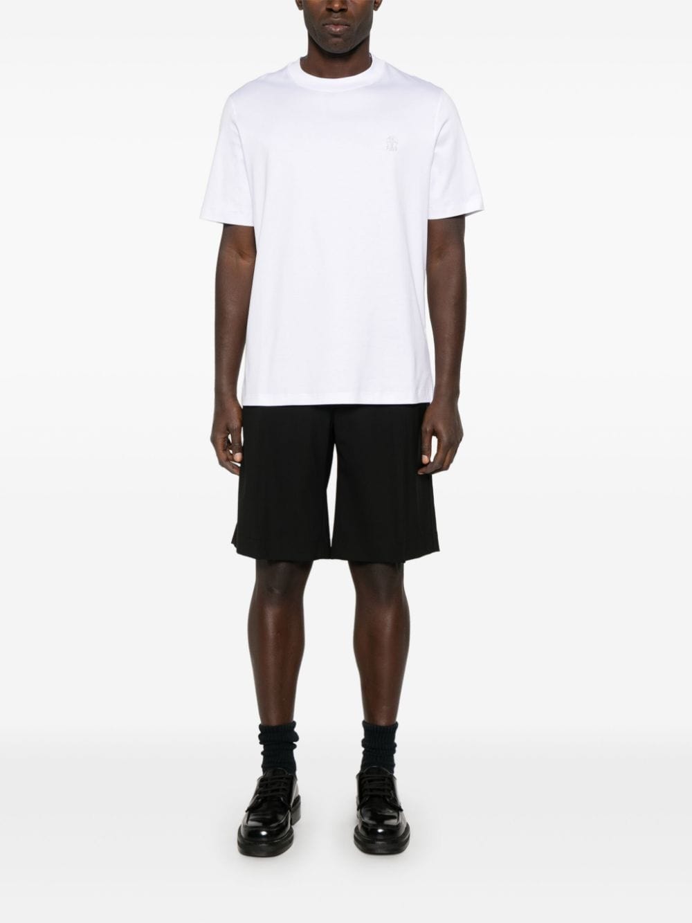Brunello Cucinelli Topwear Brunello Cucinelli T-shirts and Polos White Brunello Cucinelli T-shirts and Polos White Brand