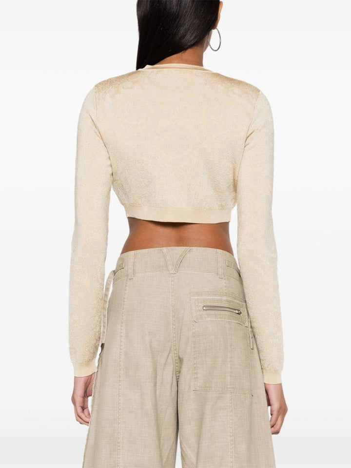 Versace Topwear Versace Sweaters Beige Versace Sweaters Beige Brand