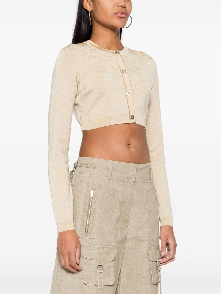 Versace Topwear Versace Sweaters Beige Versace Sweaters Beige Brand