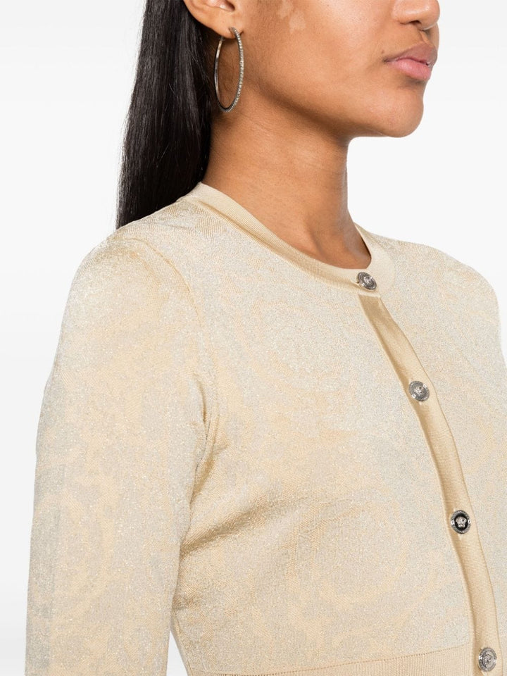 Versace Topwear Versace Sweaters Beige Versace Sweaters Beige Brand