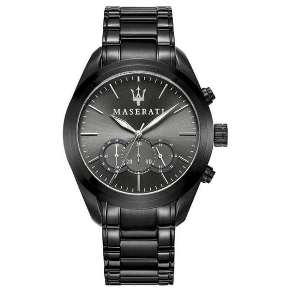 Maserati Watch Maserati Traguardo 45mm Gun Metal Watch Brand