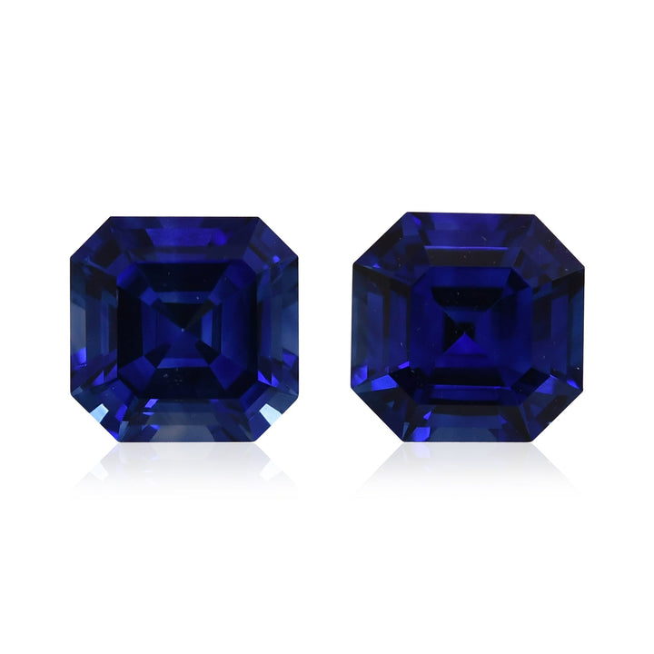 1.87 Carat Blue SRI LANKAN Sq. Emerald Sapphire