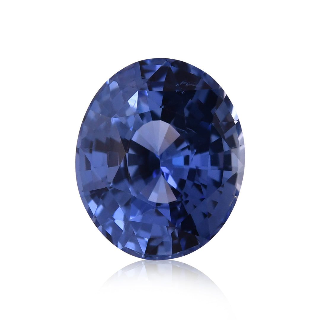 3.28 Carat Blue SRI LANKAN Oval Sapphire CD