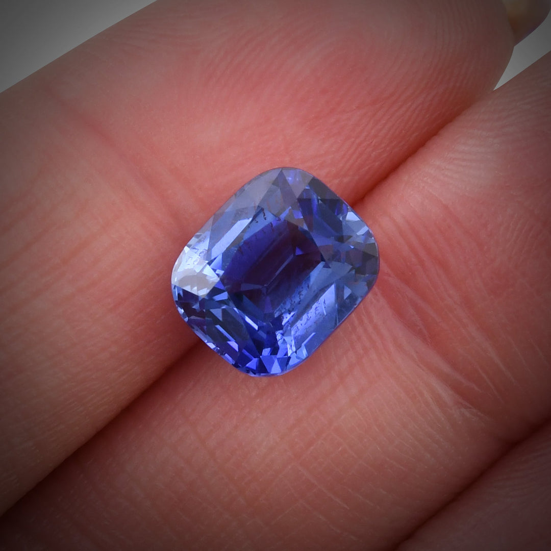 5.07 Carat Blue SRI LANKA Cushion Sapphire CD