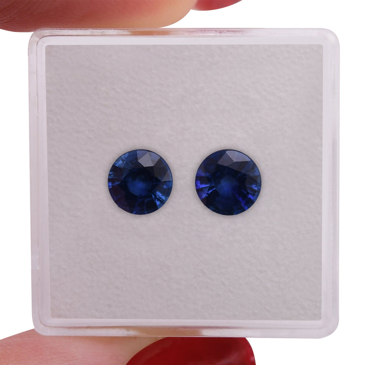 1.97 Carat Blue SRI LANKAN Round Sapphire