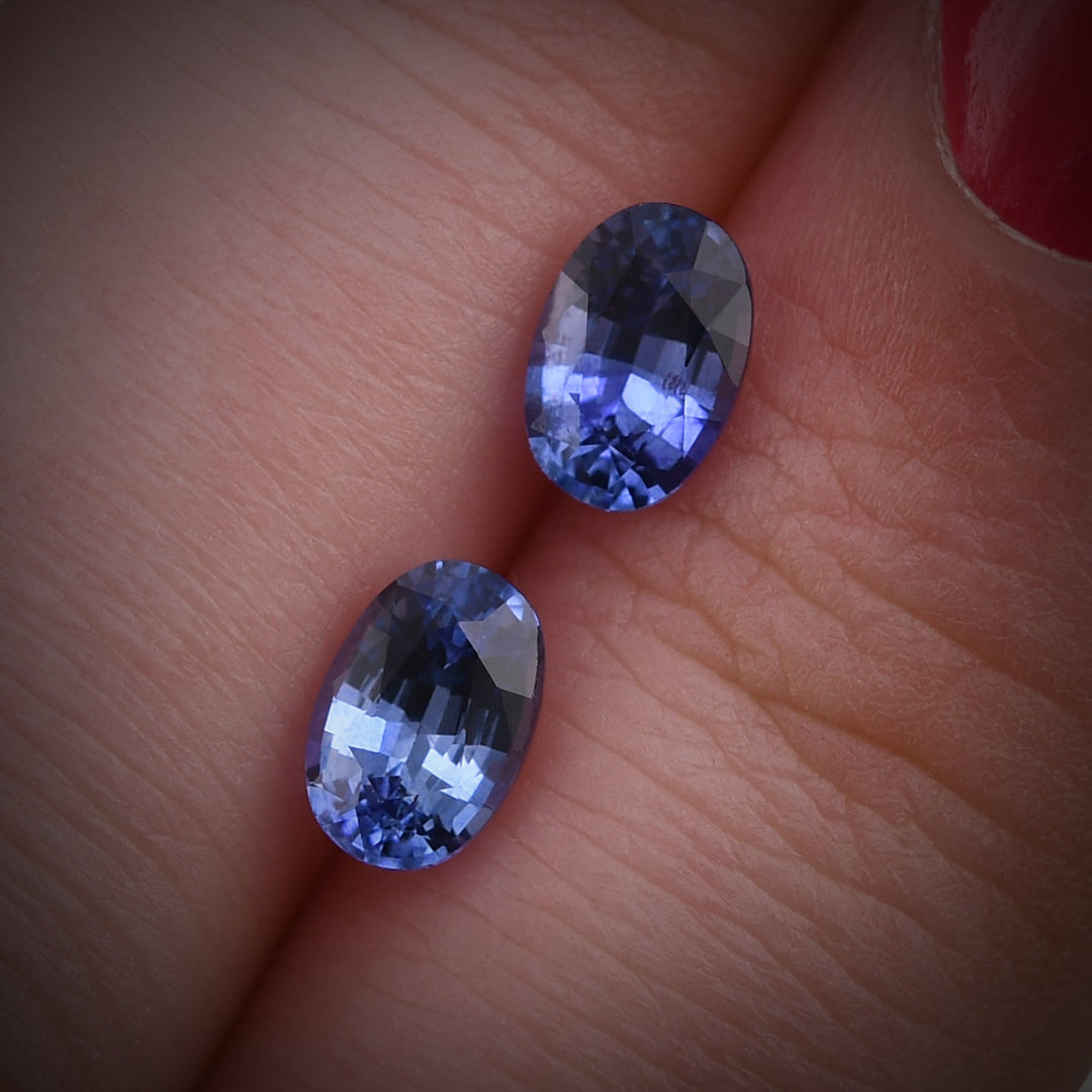 1.55 Carat Blue SRI LANKAN Oval Sapphire