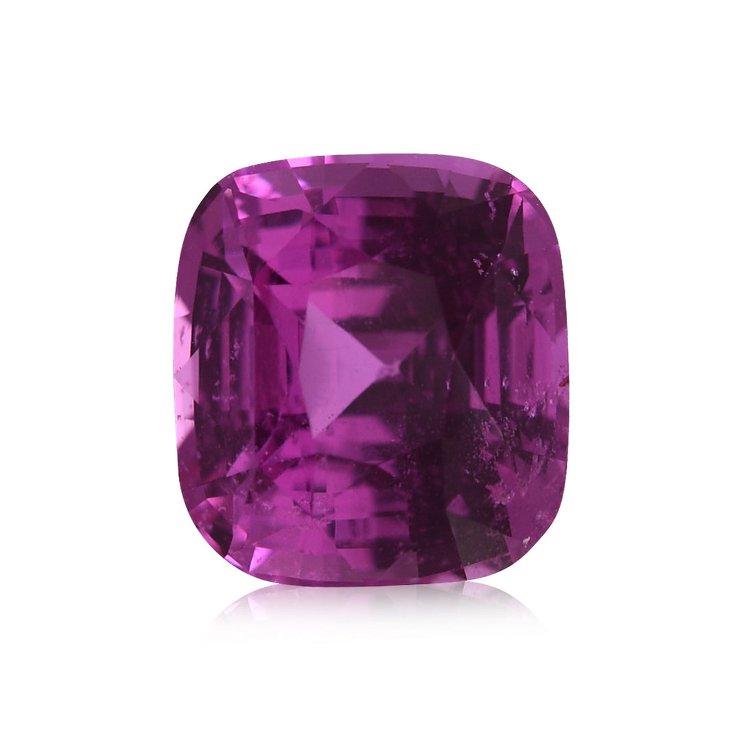 3.22 Carat Pink MADAGASCAR Cushion Sapphire CD